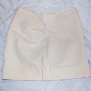 J Crew Cream Pencil Skirt